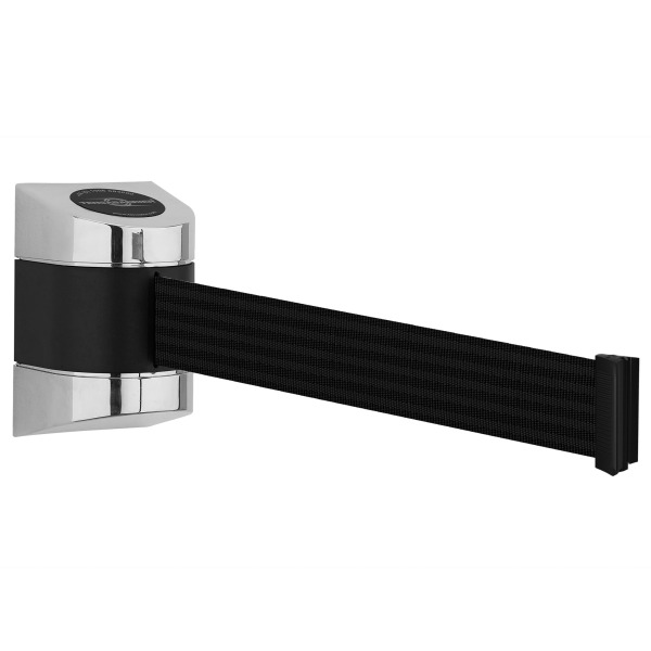 Wall Mounted Belt Barrier - Tensabarrier® 4.6m Retractable Safety Tape