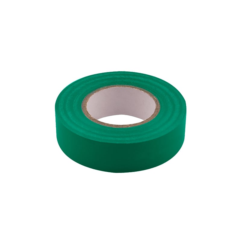 Unicrimp PVC Insulation Tape Green 19mm Wide 20 Metres Length