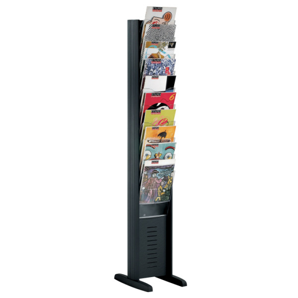 10x A4 Pocket Free Standing Brochure Rack