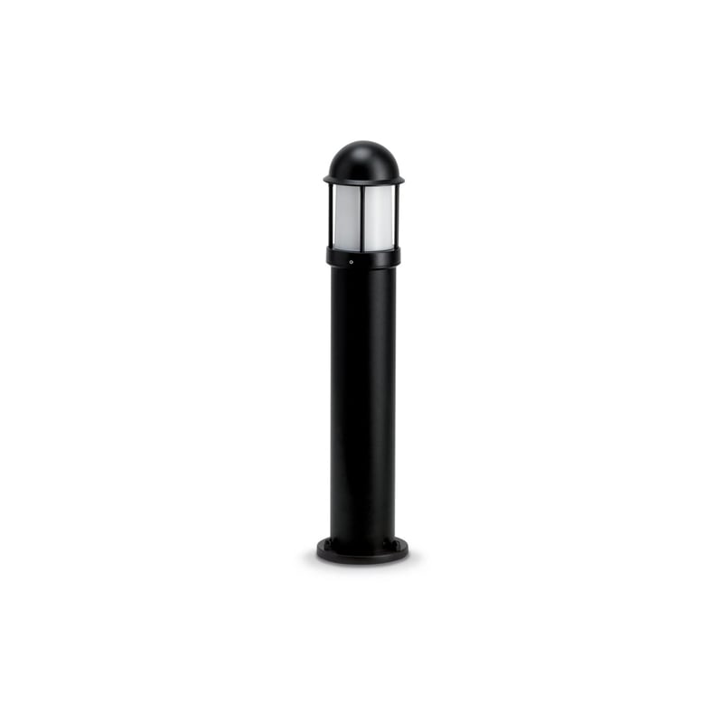 JCC NiteLED Mains Medium Plain E27 Bollard Black