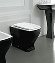 Lulu Black Back to Wall Toilet (13G)