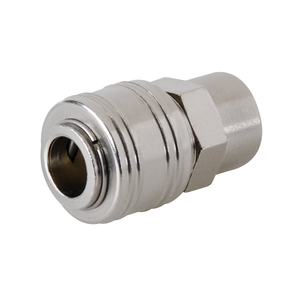 Silverline 238184 Euro Air Line Female Thread Quick Coupler 1/4" BSP