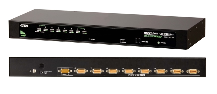 CS1308 - ATEN - 8 Port PS/2-USB KVM Switch, Cascadeble up to 64 computers, Replacement for CS9134/CS9138 *Direct-Ship*