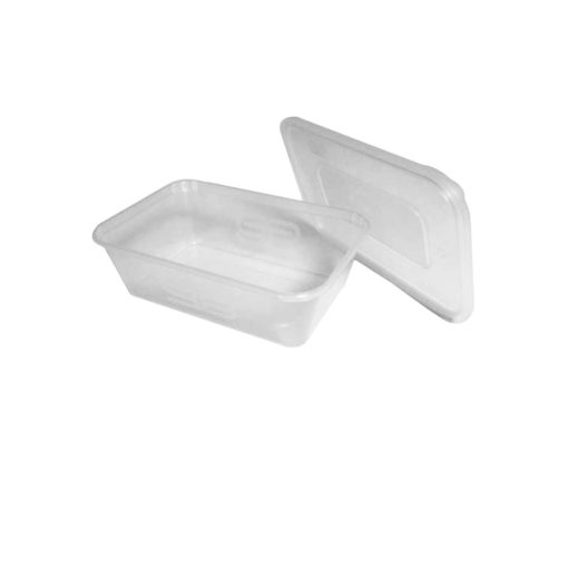 Suppliers Of Microwave container clear rectangle - C65'' cased 25'' combo For Catering Industry