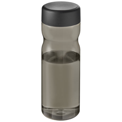 H2O ACTIVE® ECO BASE 650 ML SCREW CAP WATER BOTTLE in Charcoal & Solid Black.