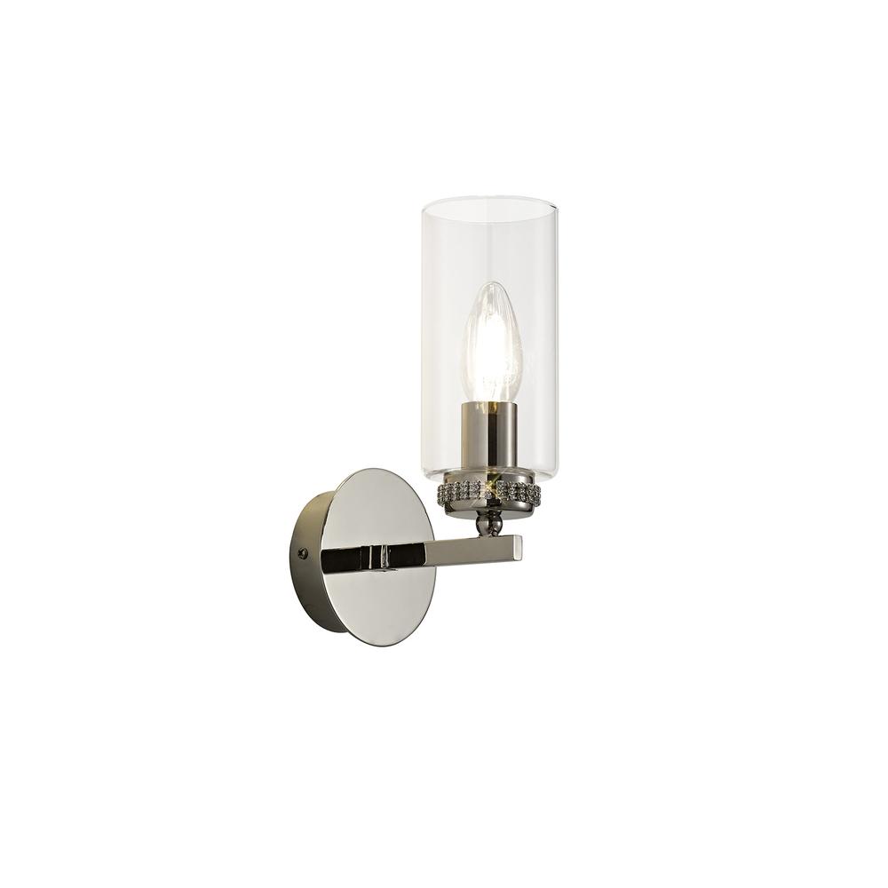 Luxuria Lei Wall Light Switched 1xE14 Polished Nickel