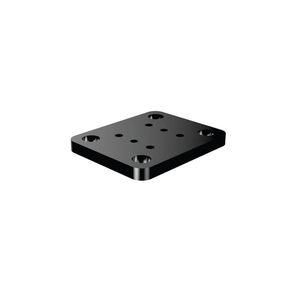 Marano Base Plate For 50mm PostAluminium Black Powder Coated Finish