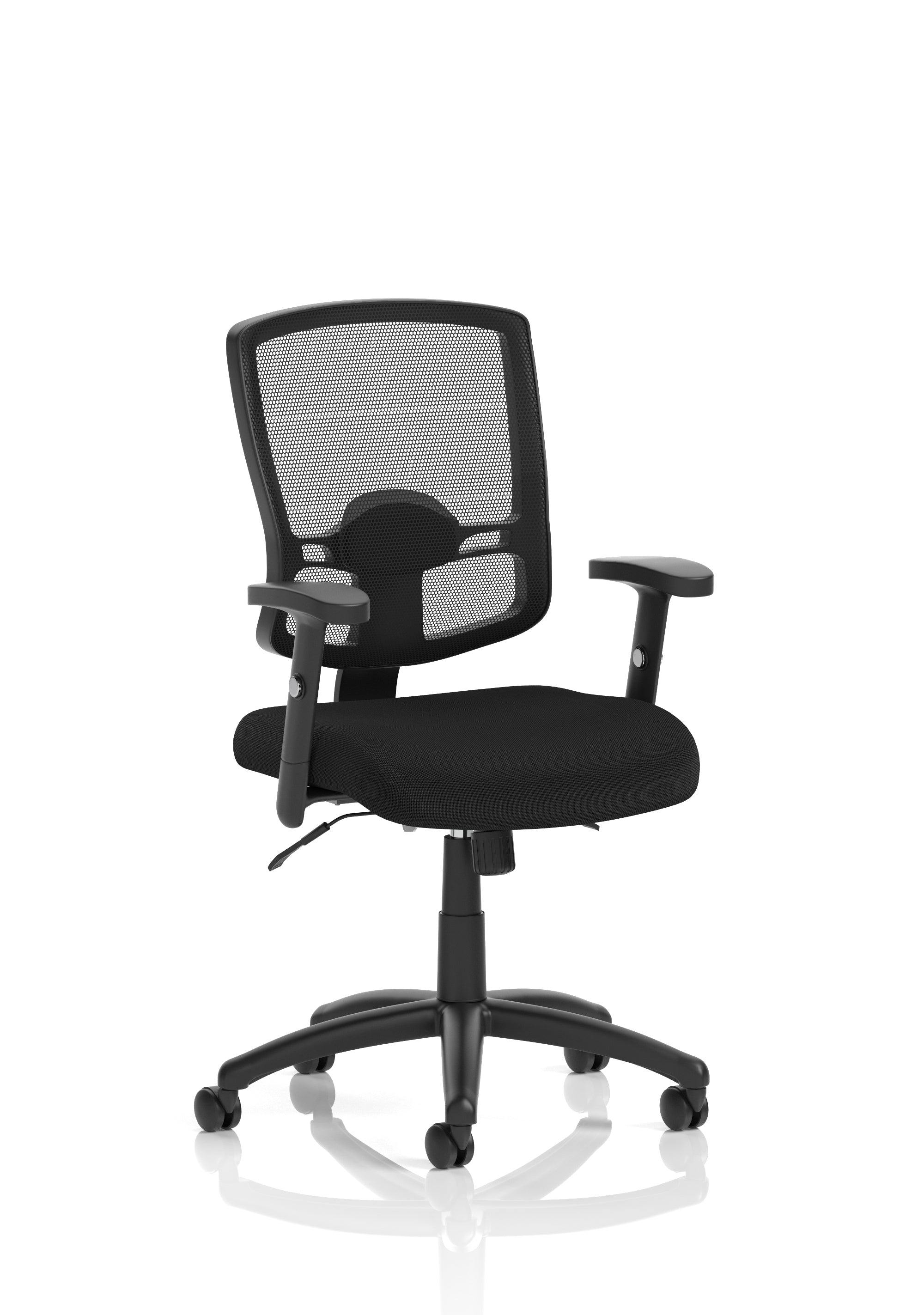 Specialising In Portland II Medium Mesh Back Task Operator Office Chair with Height Adjustable Arms - Available in 20 Colour Choices North Yourkshire