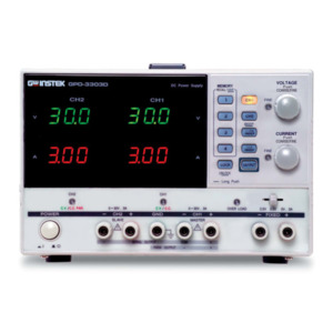 Instek GPD-3303D Power Supply, Triple Output, 2x 30 V / 3 A, 2.5-5 V / 3 A, 100 mV / 10 mA, GPD Series