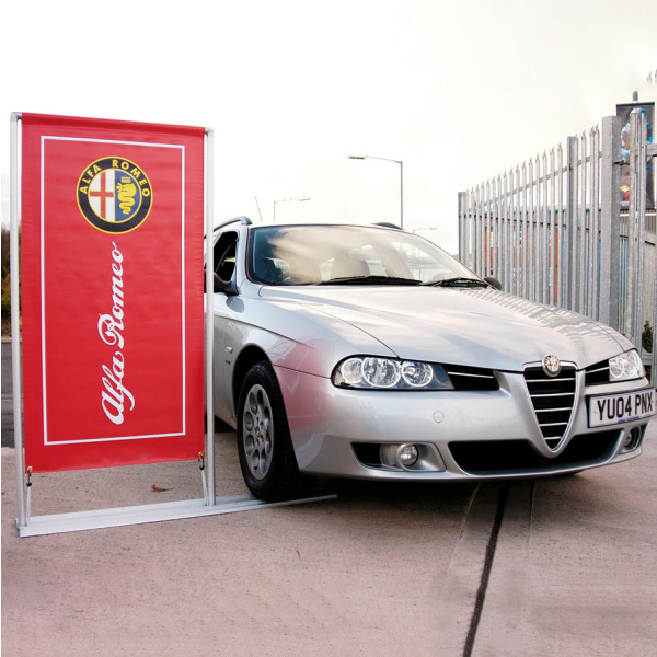 Car Forecourt Banner Display System