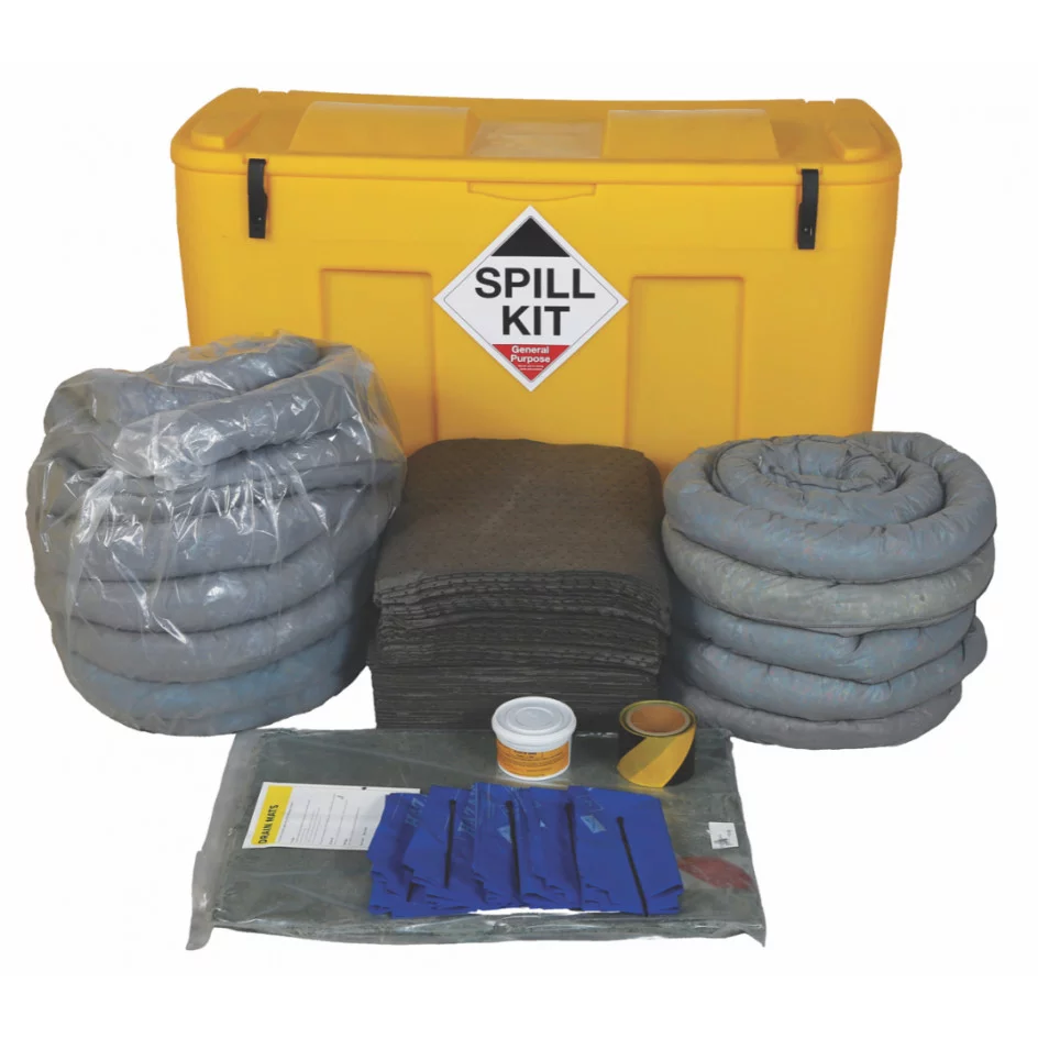 250 Litre General Purpose Spill Kit in Mobile Locker