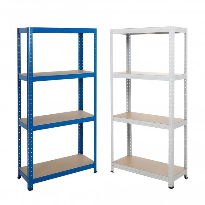 Garage & Shed Shelving Units - 1480h x 750w x 300d mm, 100kg Per Shelf