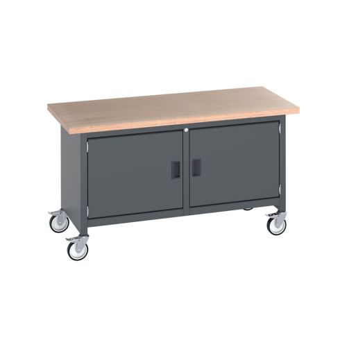 Bott Cubio 1500mm W x 750mm D x 840mm H Mobile Bench With 2 Cupboard