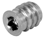 M4 x 10 Screw In Sleeve With Hex Socket Drive