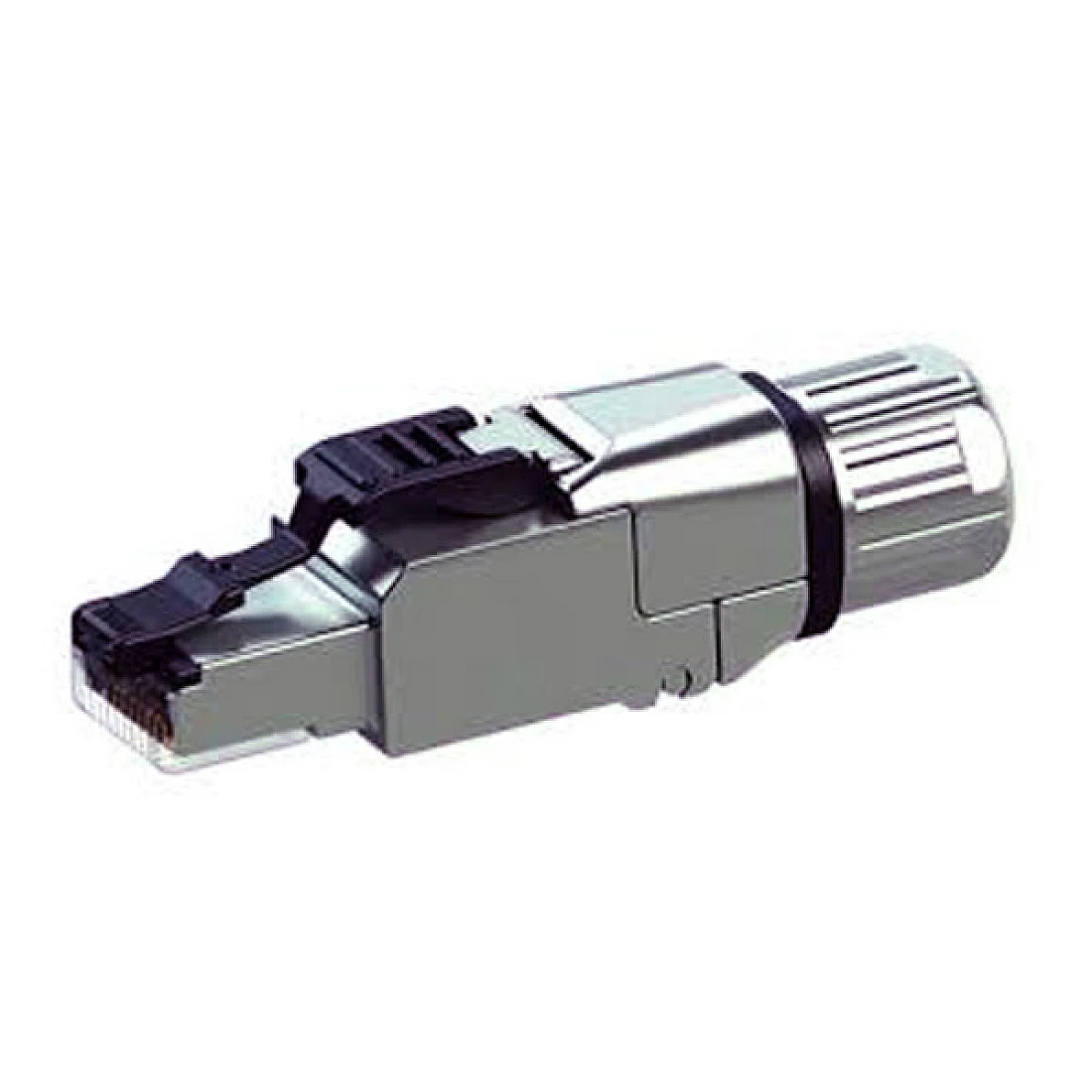 Telegartner J00026A5111 (100023092) Male Cat6a RJ45 Connector, Shielded, Straight, Cable Mount, Pack of 10