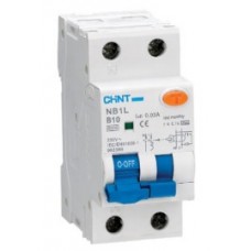 Residual Current Operated Circuit Breakers, 1 Pole + N C curve  Type A,RCBO's - NB1L-C40