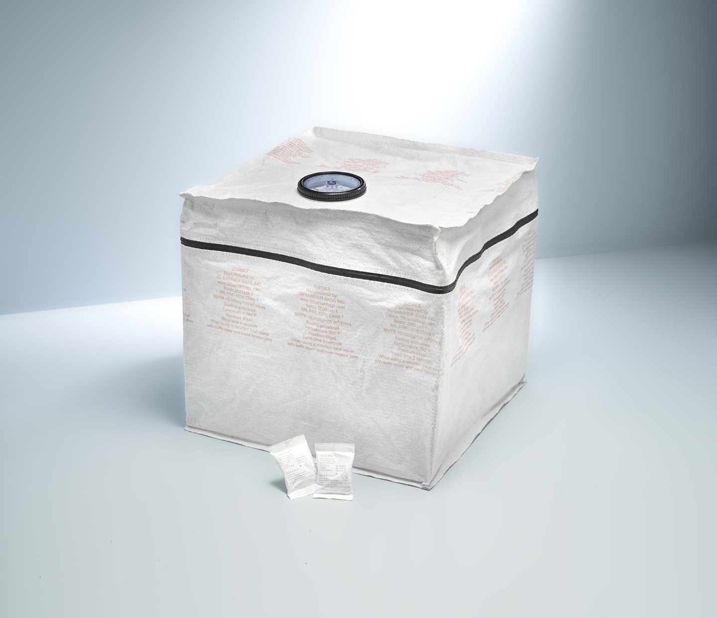 3D Barrier Bags with zip