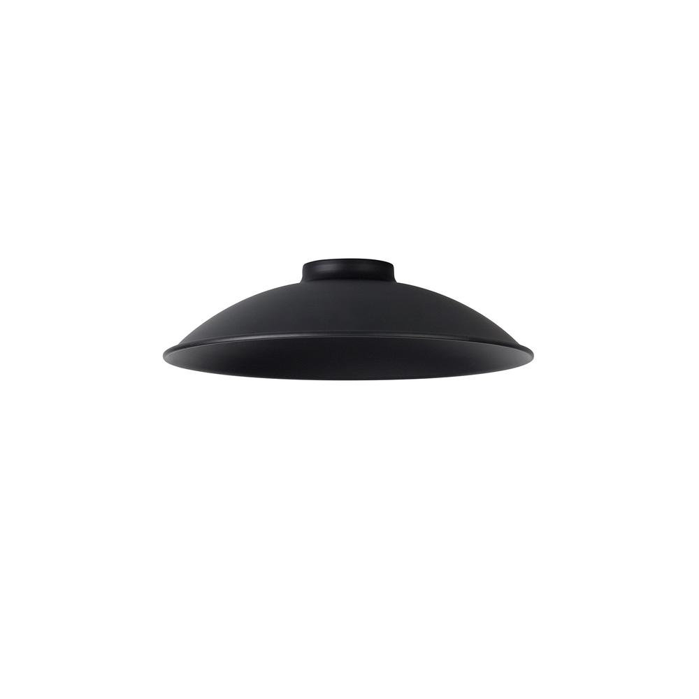 Luxuria Glorelle Shallow Round 25cm Lampshade Black