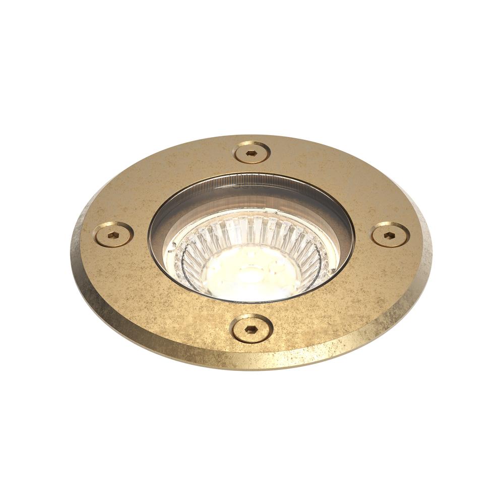 Astro Gramos Round Solid Brass Ground Light