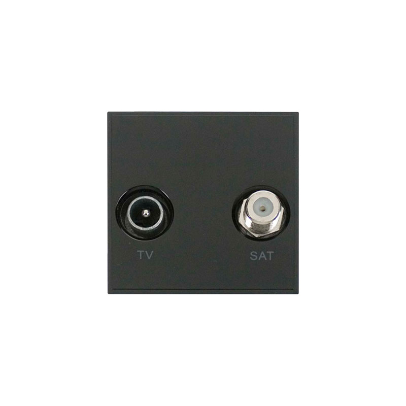 Click New Media Diplexed TV and Satellite Module Black