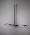 Classic Nickel T-Shaped Grab Bar (150TN)