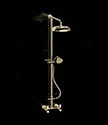 Twist Brass Shower Column (47BN)