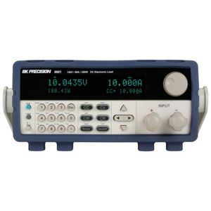B&K Precision 8601 Programmable DC Electronic Load, 0-120V, 0-60A, 250W, 2U Half-Rack, 8600 Series