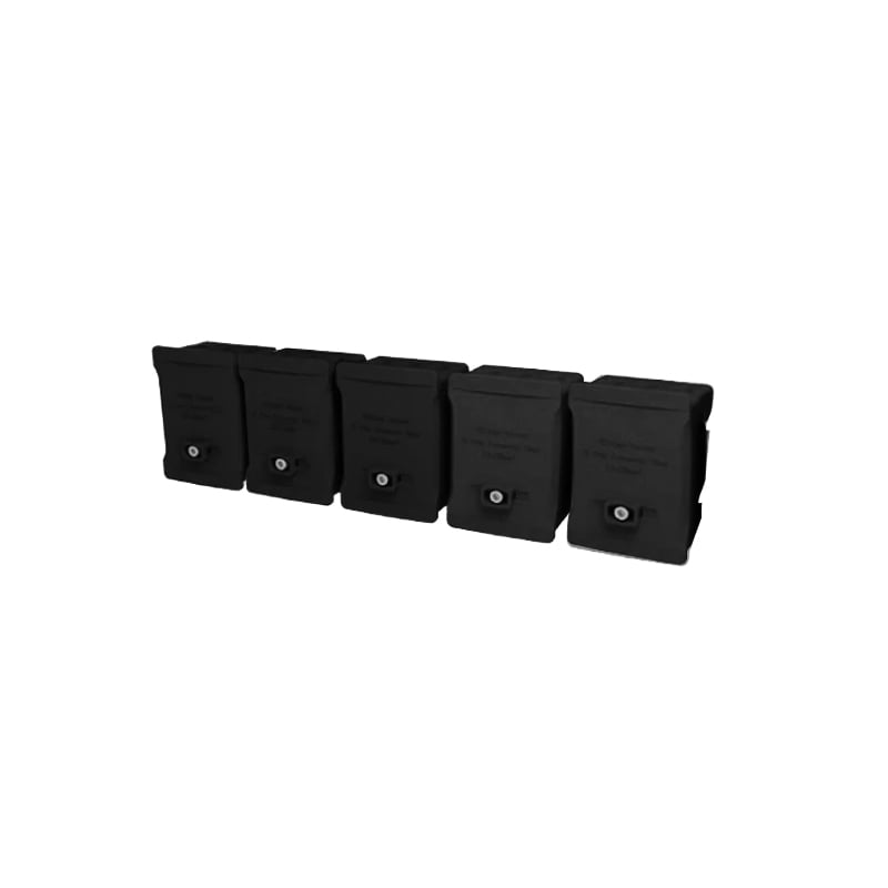 G-Prokit Blox 5 Way 100A Single Pole Terminal Block Black