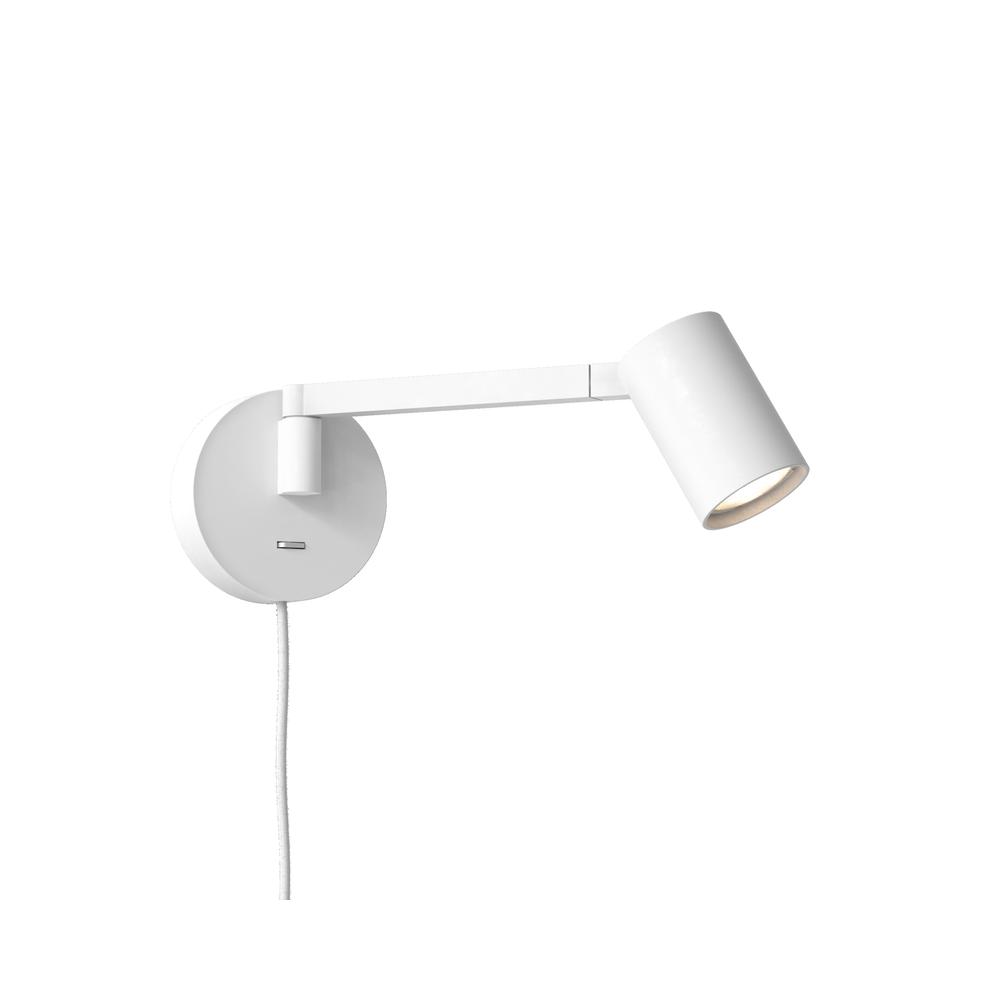 Astro Ascoli Swing Plug In Matt White Reading Light