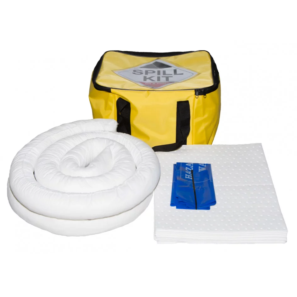 35 Litre Oil and Fuel Spill Kit in a Cube Carry Bag