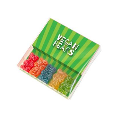 VEGAN JELLY BEARS SWEETS MAILING BOX.