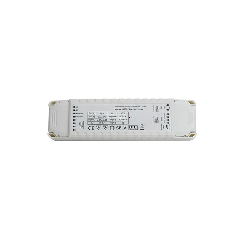 Ansell 75W 12V Dimmable Constant Voltage LED Driver