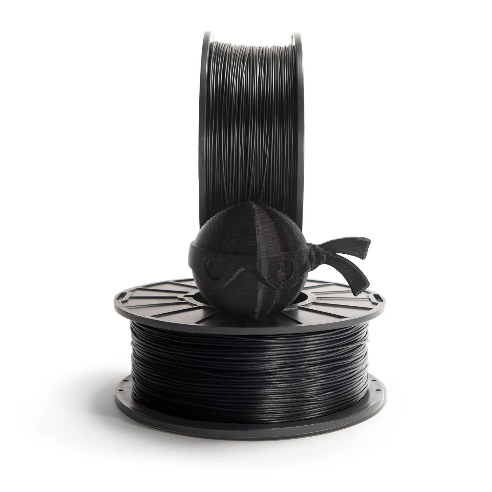 NinjaTek 75A Chinchilla Midnight Black 2.85mm Flexible 3D Printer Filament 500g