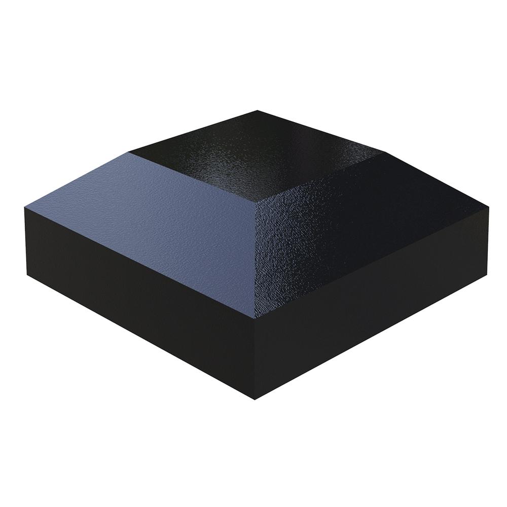 Aluminium Post Cap 50 x 50mm for PostsPowder Coated Black