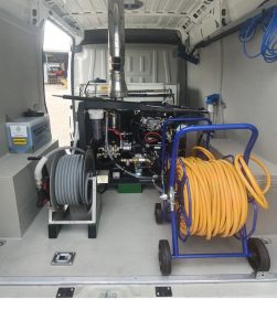 DiBO Lanceman 200/18 l unit hot & cold van mounted pressure washer