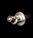 Art Deco Nickel Manual Shower Valve (61NJ)