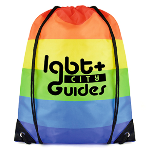 RAINBOW DRAWSTRING BAG (QB0615)