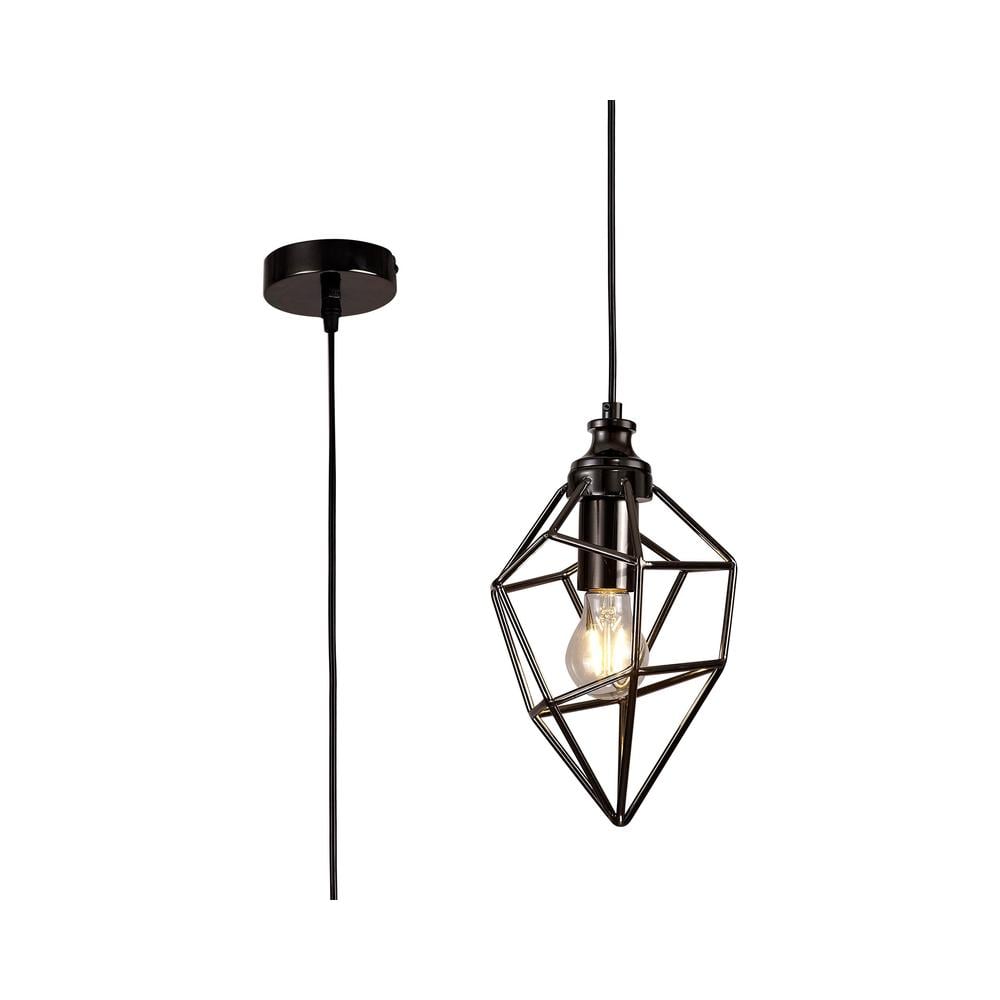 Luxuria Lumiere 16cm Small Pendant Light E27 Black Nickel