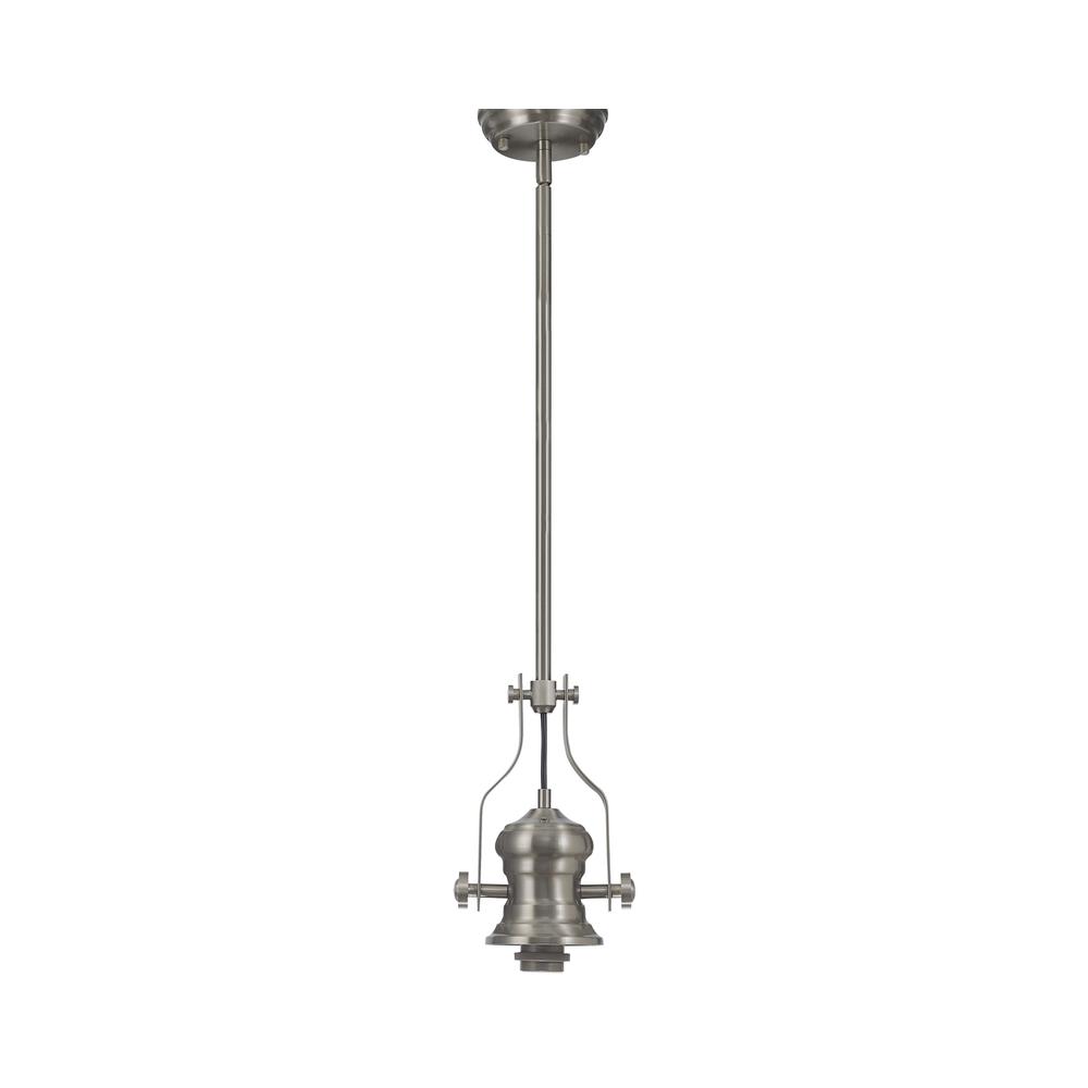 Luxuria Serena (FRAME ONLY) Pendant Light E27 Satin Nickel