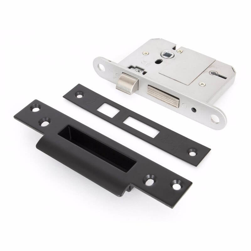 Anvil 91066 Black 3'' 5 Lever BS Sash Lock