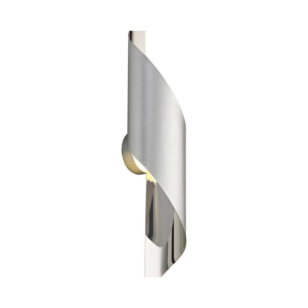 Luxuria Radianta Wall Light Large 1x8W LED 3000K 640lm Silver/Polished Chrome