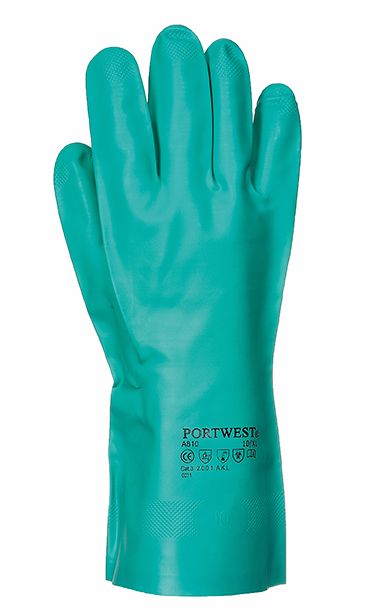 A810 Chemical Resistant Glove SZ10 XL Green
