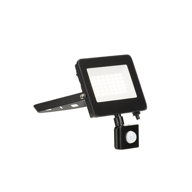 Aurora IP65 4000K Adjustable LED Floodlight With PIR 30W