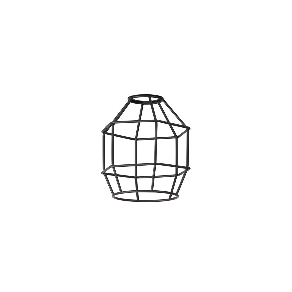 Luxuria Glorelle Hexagon 14cm Wire Cage Shade Black