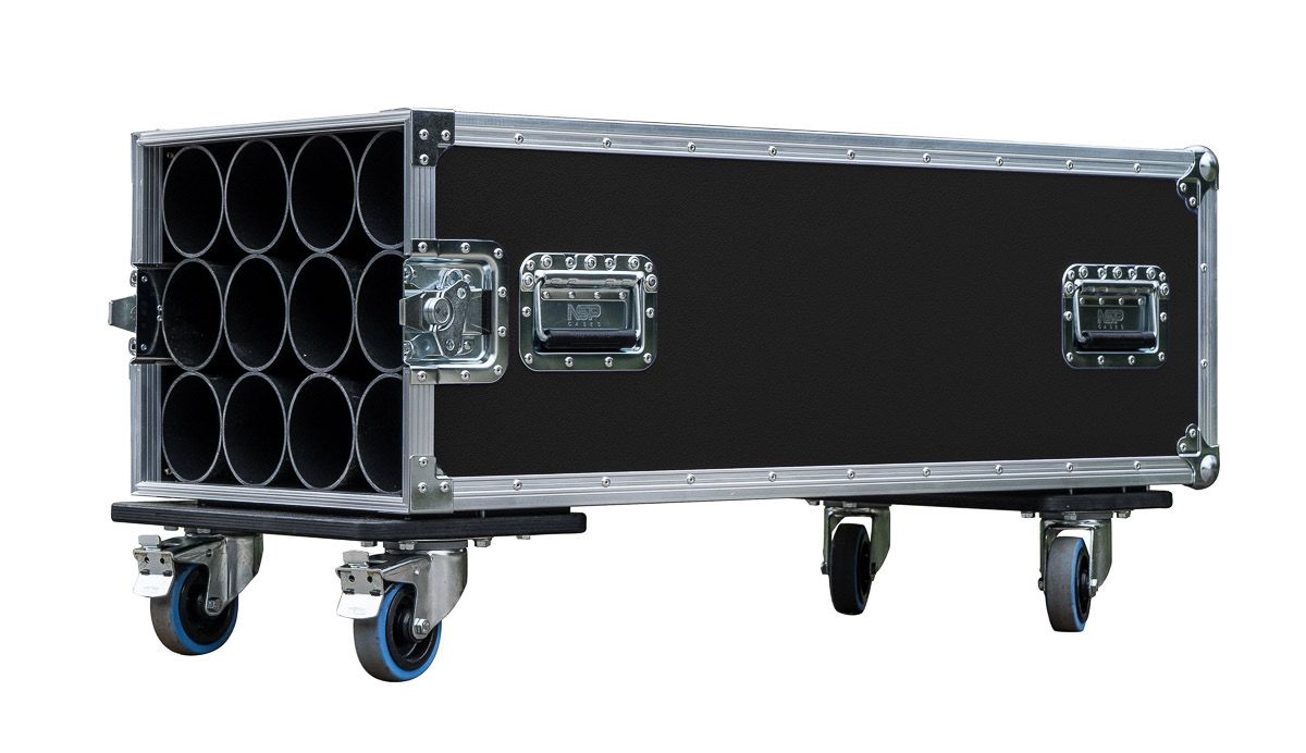 12 Way Microphone Stand Flight Case