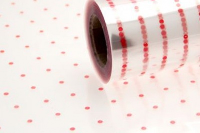 Cellophane Roll 80cm x 100m - RED DOT