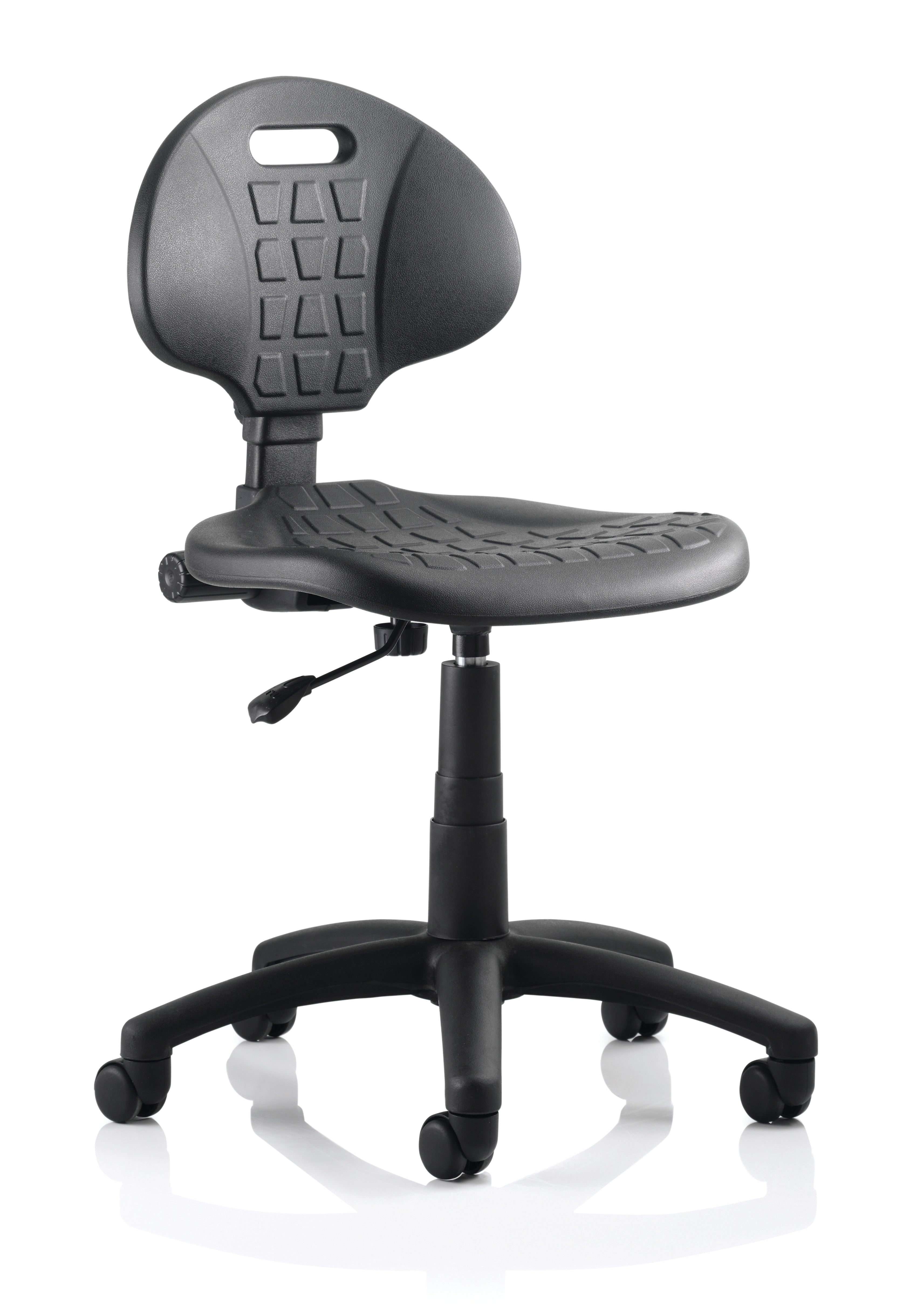 Specialising In Malaga Polyurethane Medium Back Task Operator Office Chair on Wheels Huddersfield