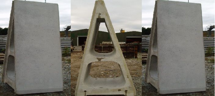 Heavy Duty Concrete Waste Containment Walls