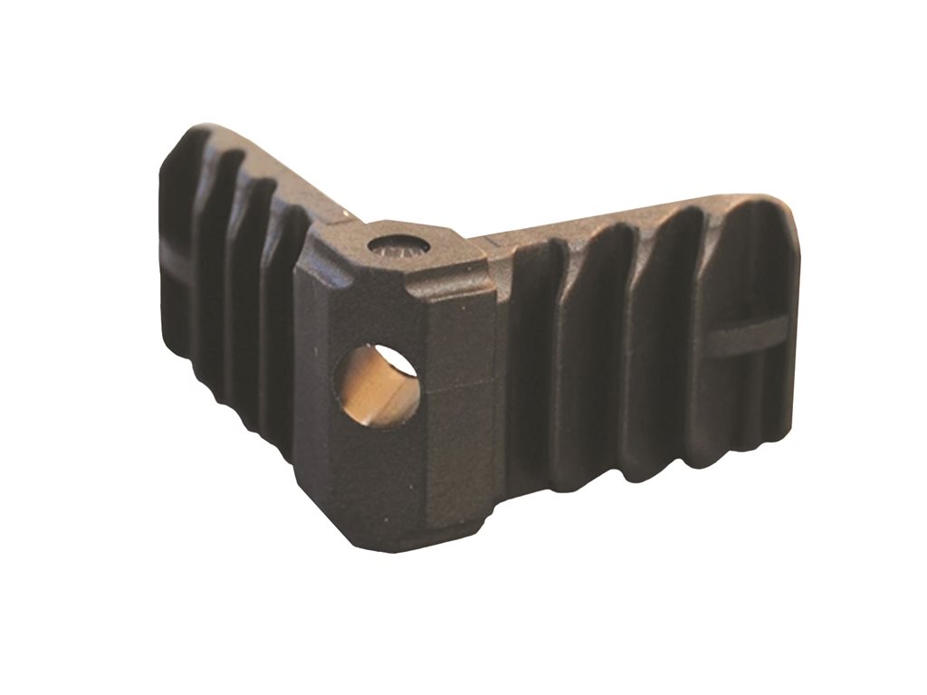19.5mm Black Gas Corner Keys (with Hole) (Box of 1,000)