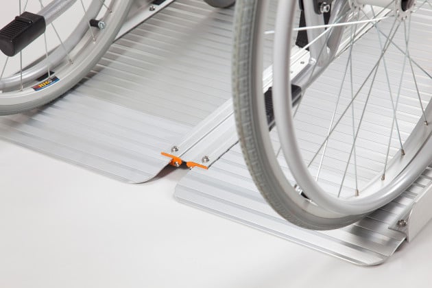5ft Folding Economy Wheelchair Ramp Flat Hinge